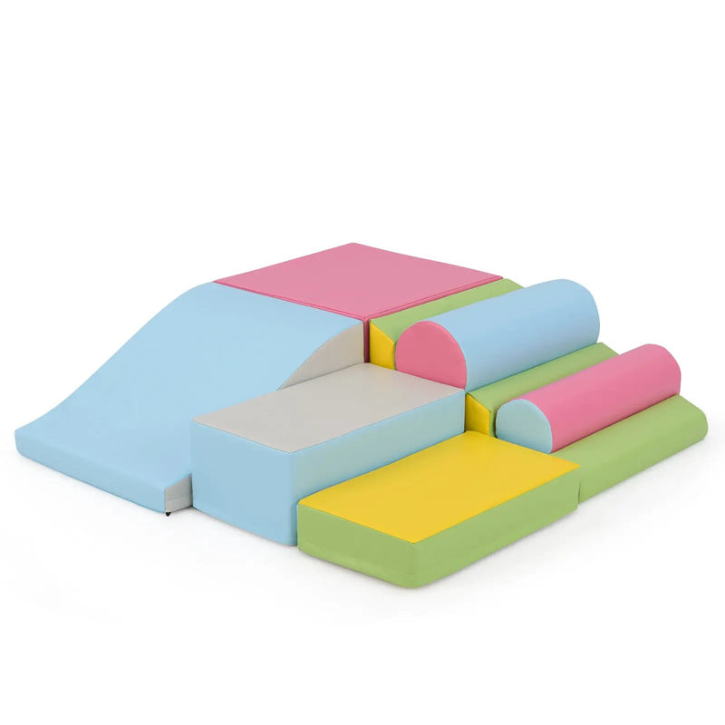 7-Piece Foam Blocks for Toddlers Soft Climbing Toys Indoor Play for Babies by DirectDeals