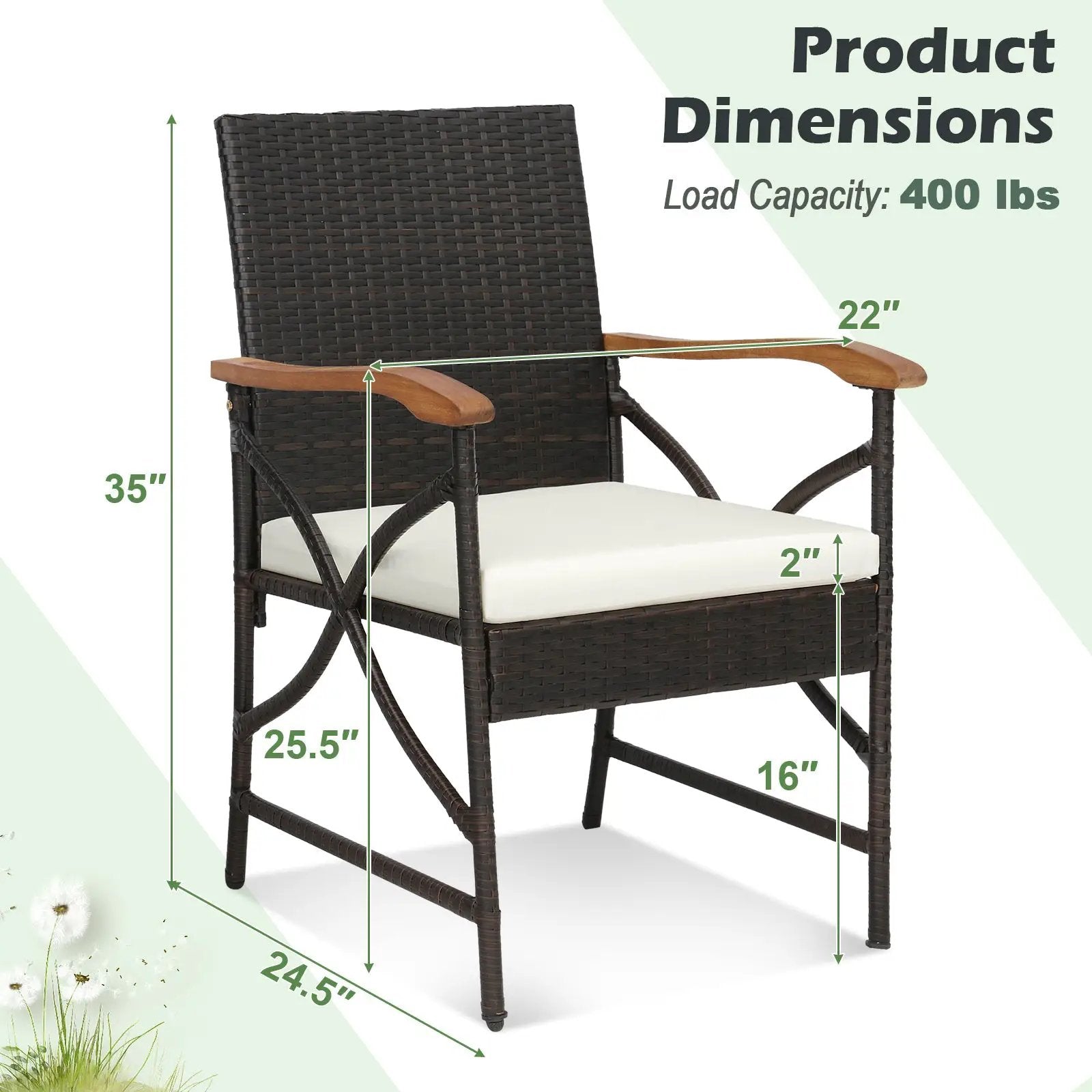 5/7-Piece Outdoor Dining Set with Acacia Wood Table by DirectDeals