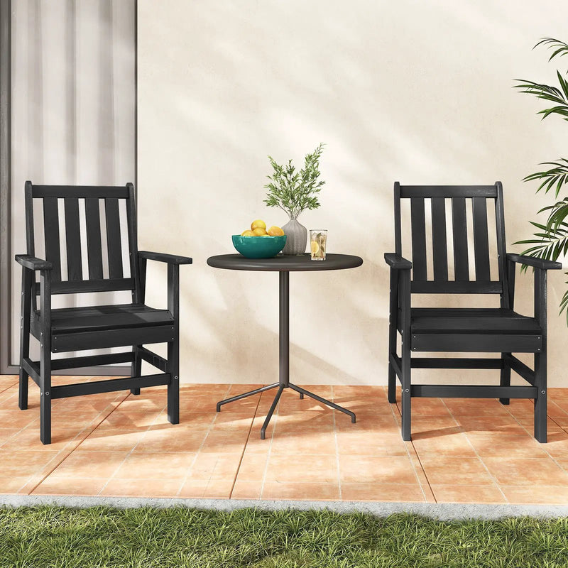 7 Pieces Patio Dining Set Outdoor HDPE Weather Resistant Table and Chairs Set by DirectDeals