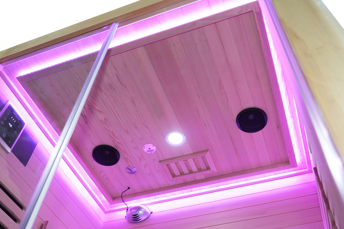 Blisspod I Venetian RED I All-In-One - Full Spectrum + Red Light Therapy I Indoor Premium Sauna I 2 Person, photo 14 of 19