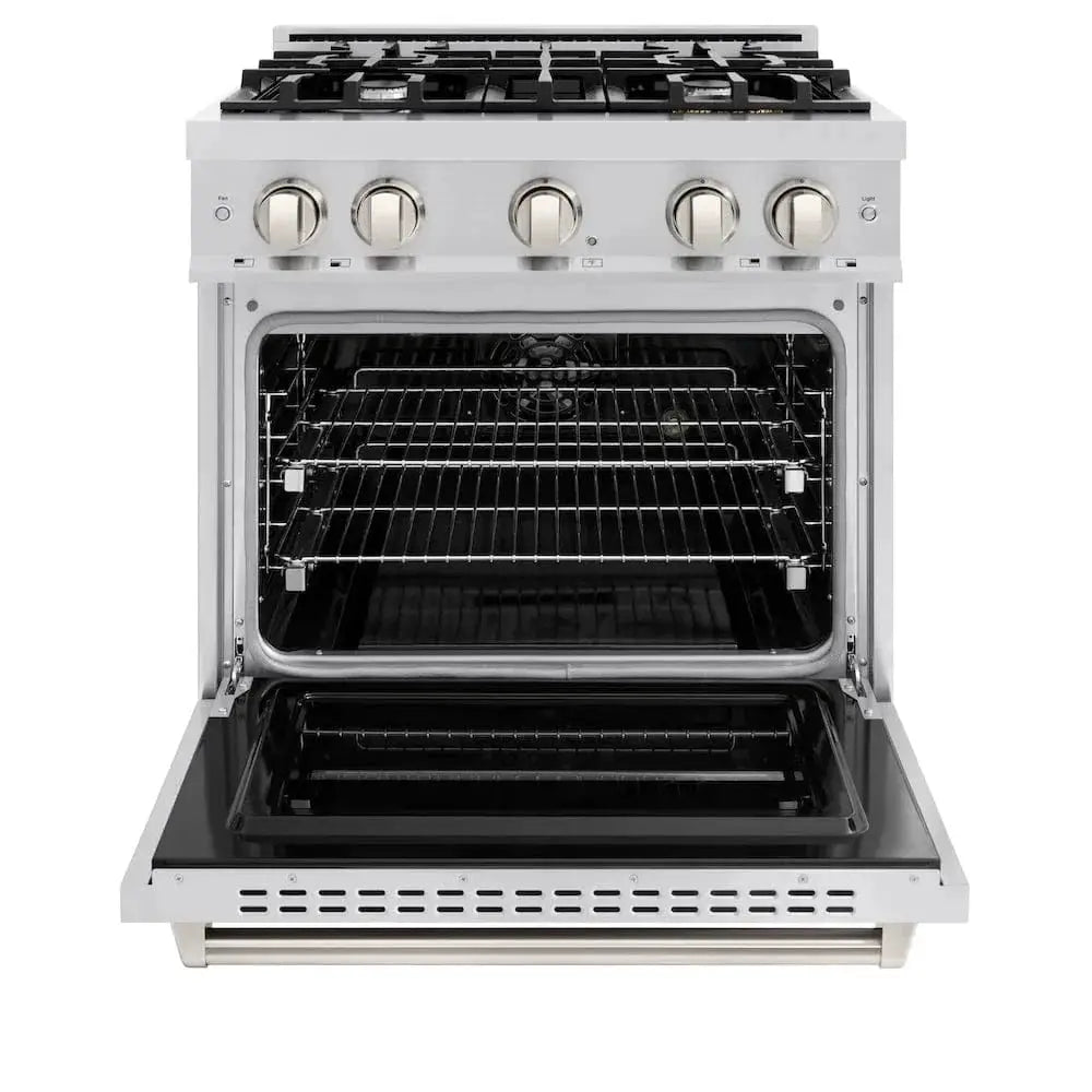 ZLINE 30"Classic Gas Range, Convection Gas Oven, Stainless Steel, CGR30 by Farmhouse Kitchen and Bath