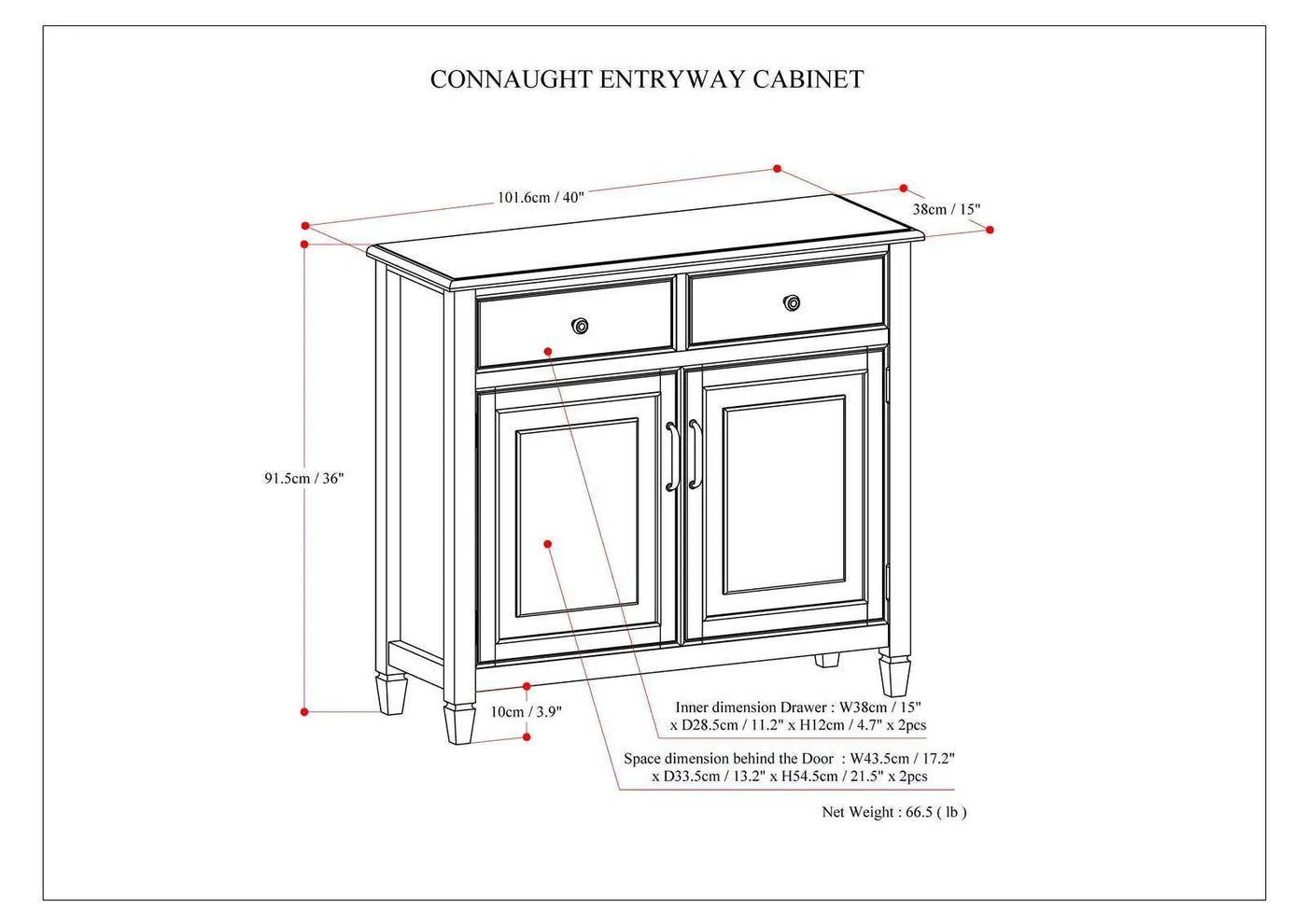 Connaught - Entryway Storage Cabinet by HouseOfZazla
