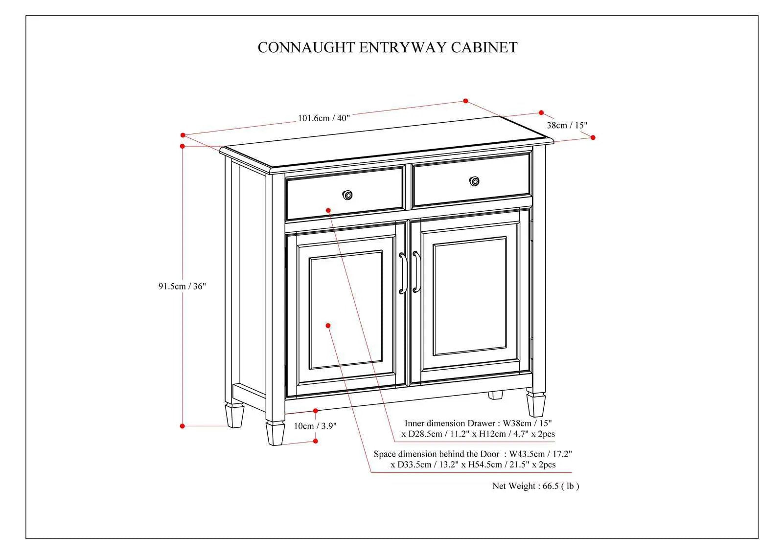 Connaught - Entryway Storage Cabinet by HouseOfZazla