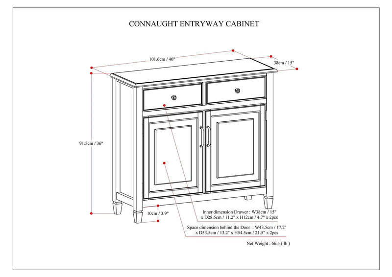 Connaught - Entryway Storage Cabinet by HouseOfZazla