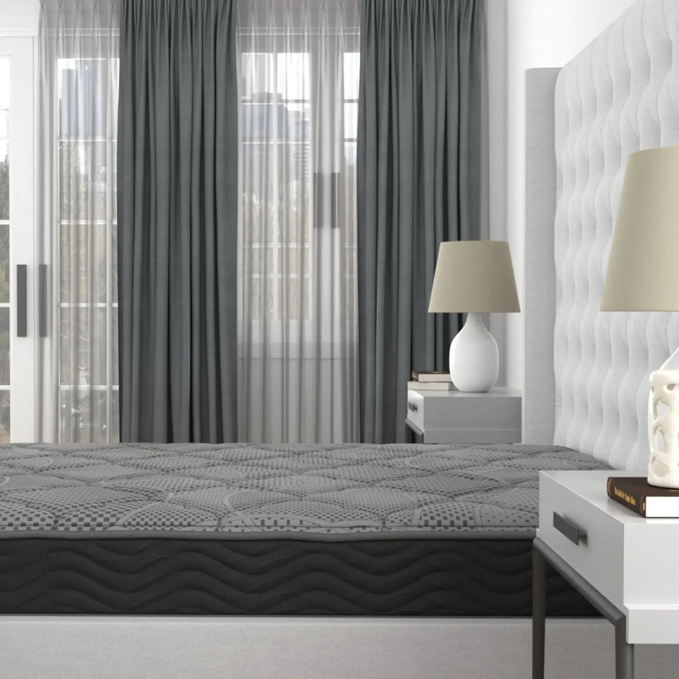 CS Hybrid - 8" Pocket Coil Mattress by HouseOfZazla