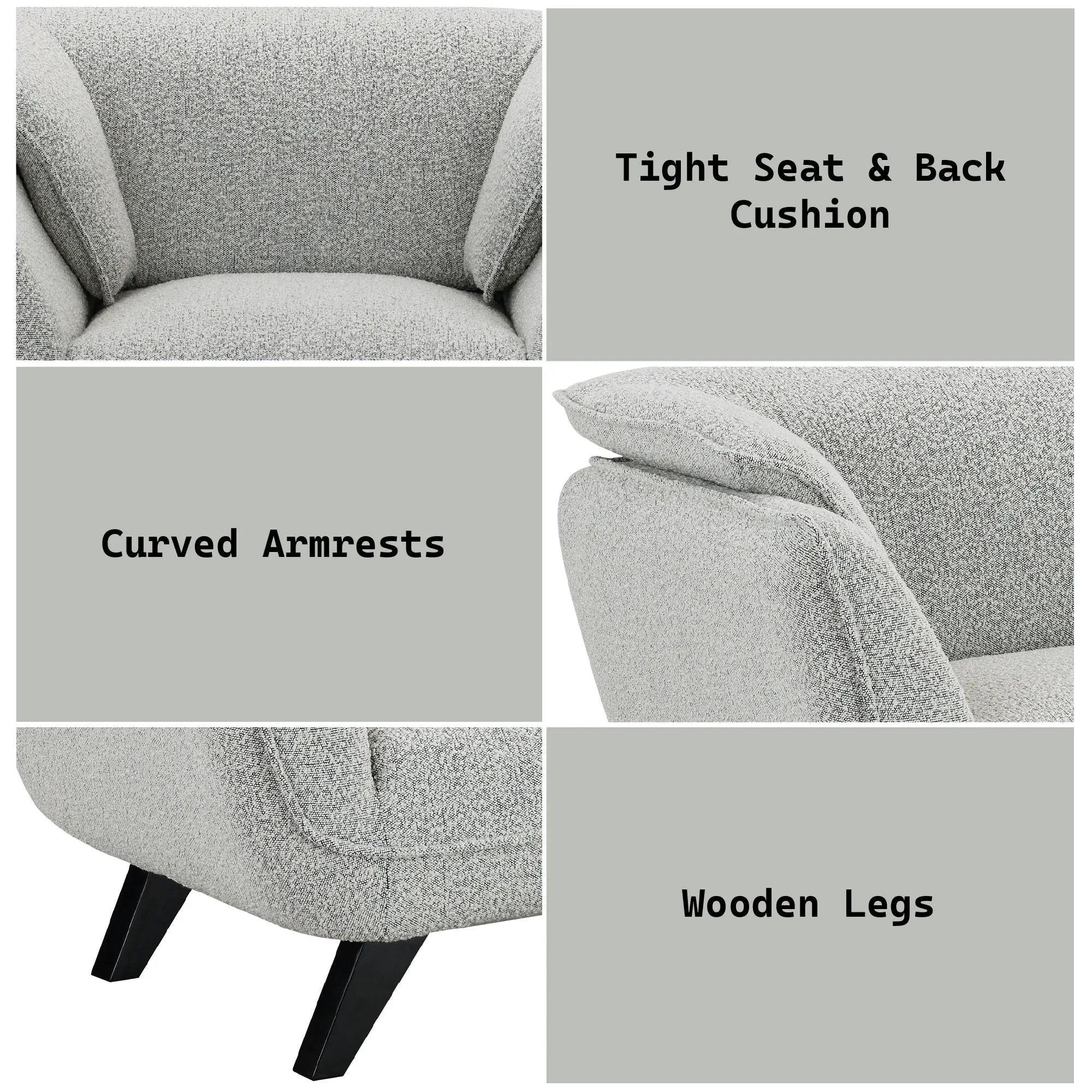 Nayeli - Boucle Chair by Unique Piece Furniture