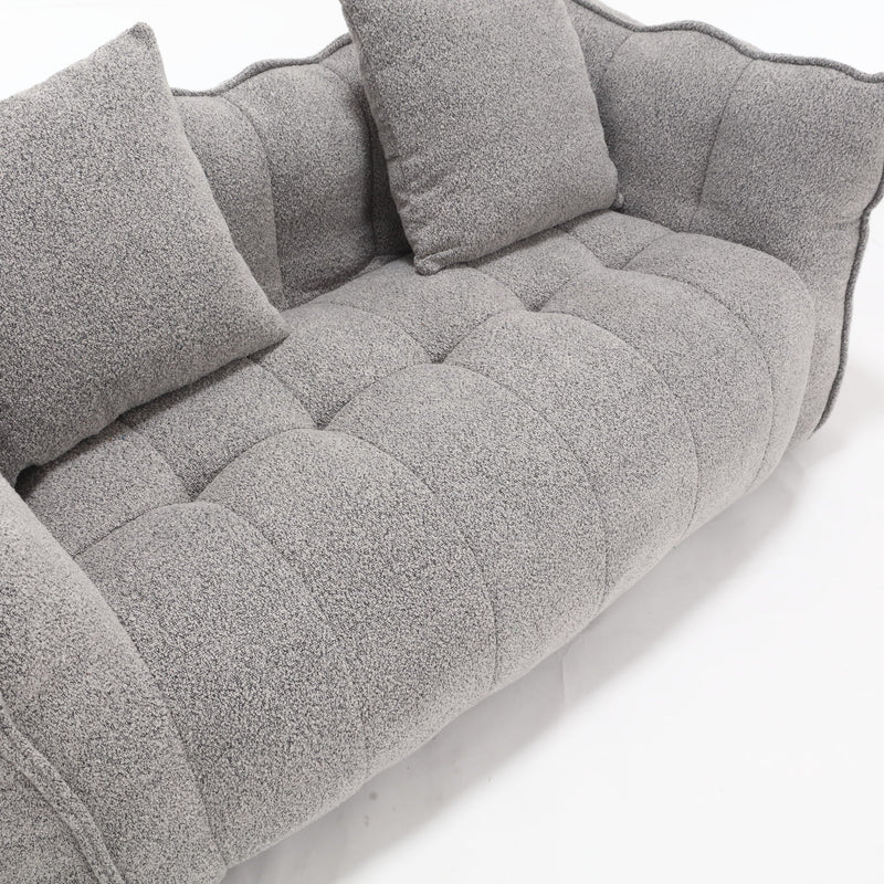 Cozy Beanbag Chair With High Resilience Foam Core For 2 by HouseOfZazla