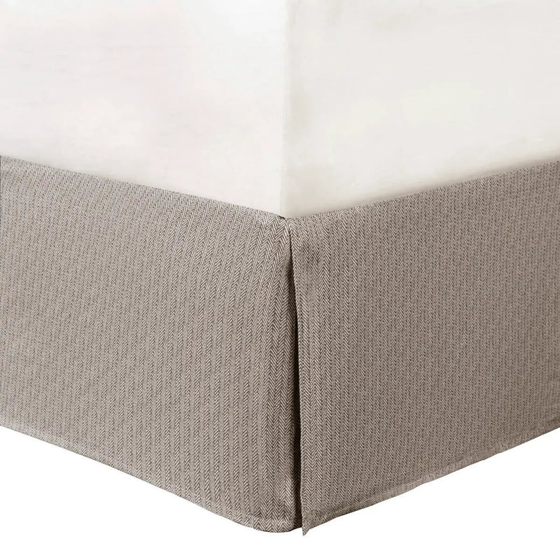 7 Piece Herringbone Comforter Set Neutral King by HouseOfZazla