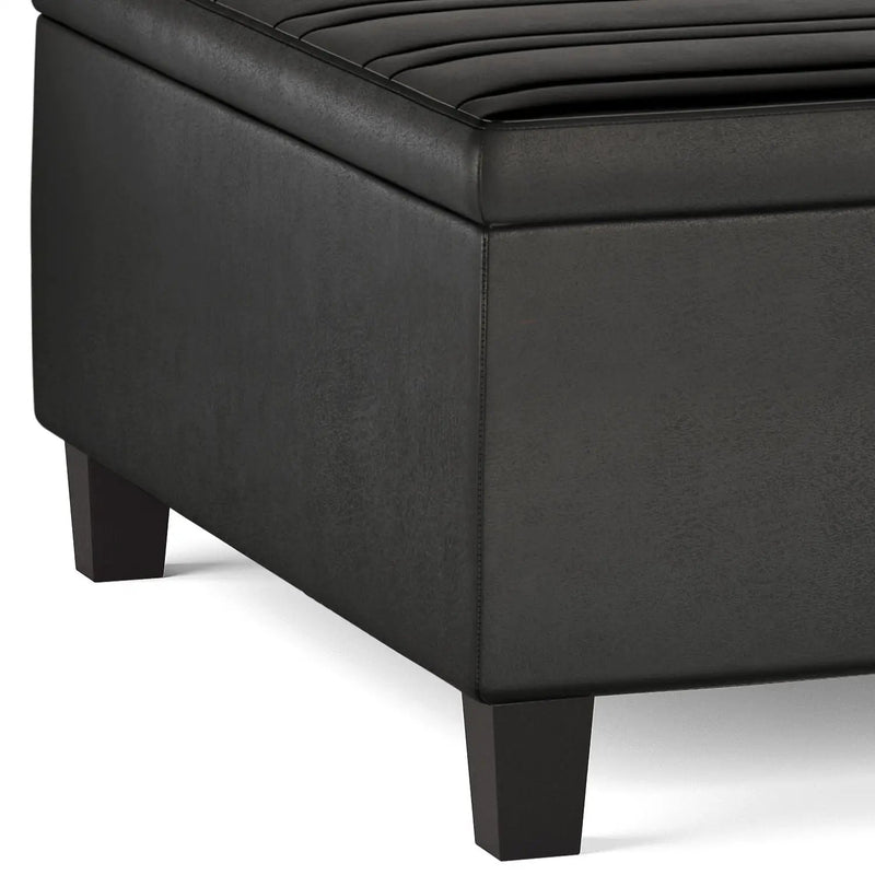 Ellis - Coffee Table Storage Ottoman Contemporary Design by Unique Piece Furniture