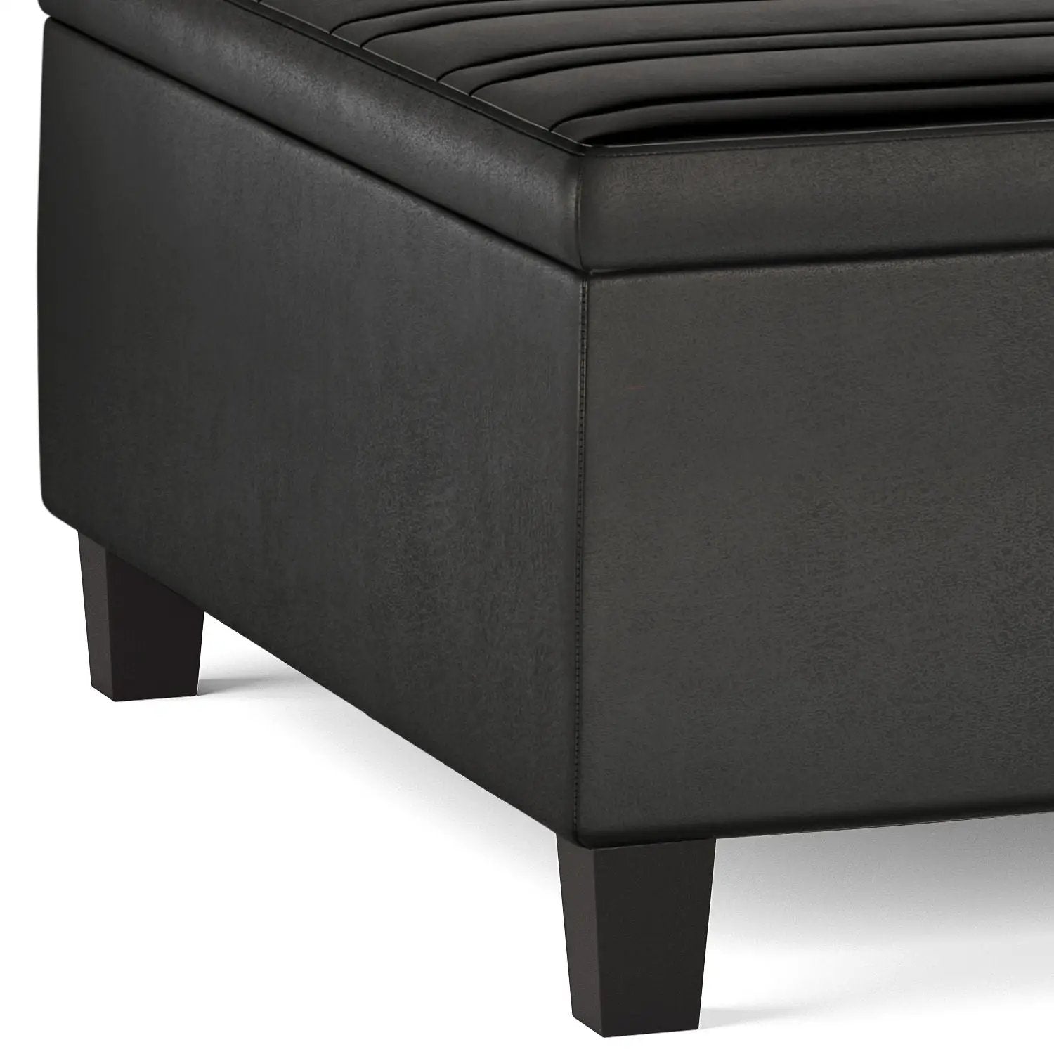 Ellis - Coffee Table Storage Ottoman Contemporary Design by HouseOfZazla