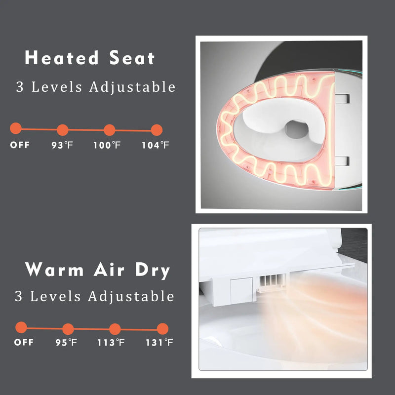 Unique Smart Toilet with Bidet Built-In by HouseOfZazla