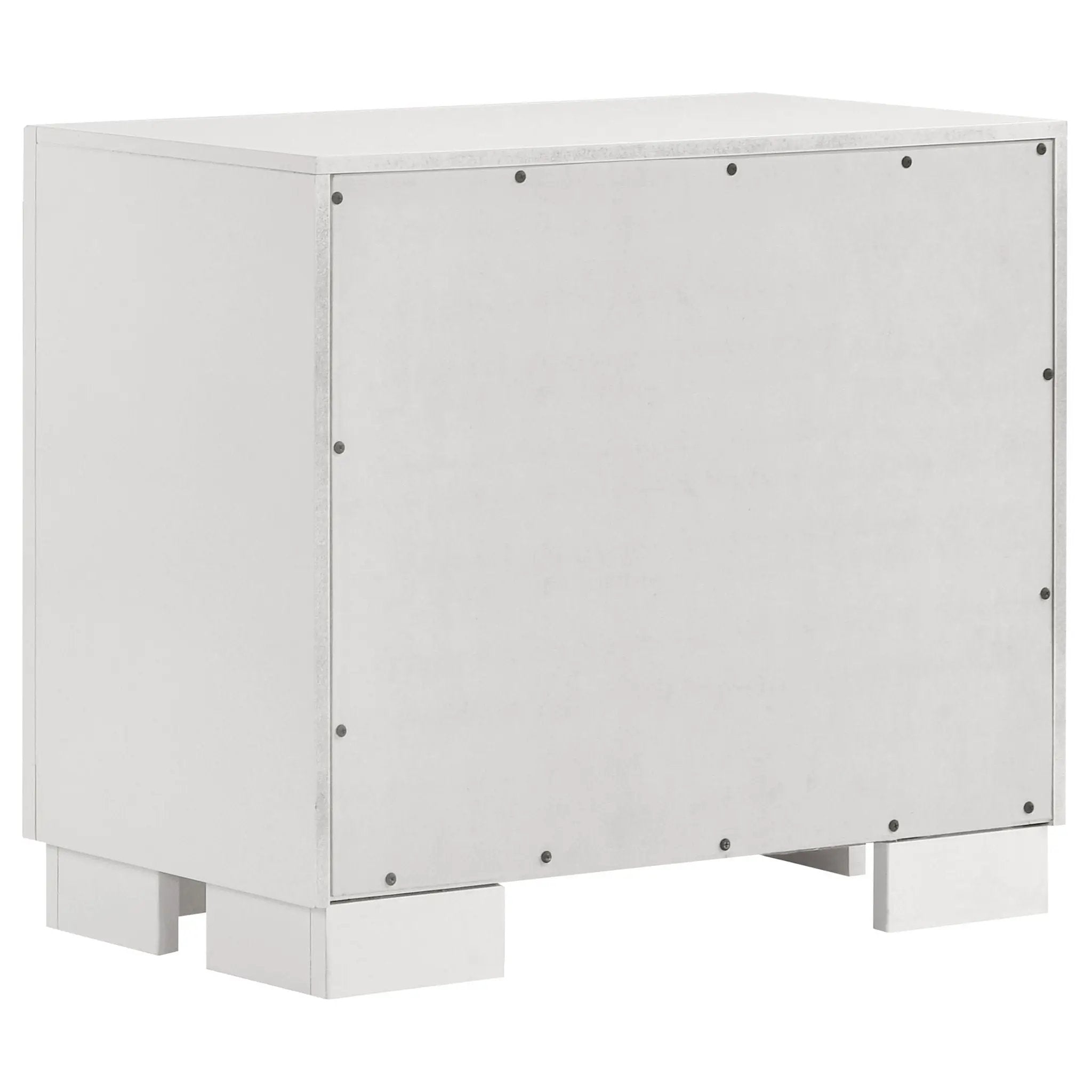 Jessica 2-drawer Nightstand Snow White by Unique Piece Furniture