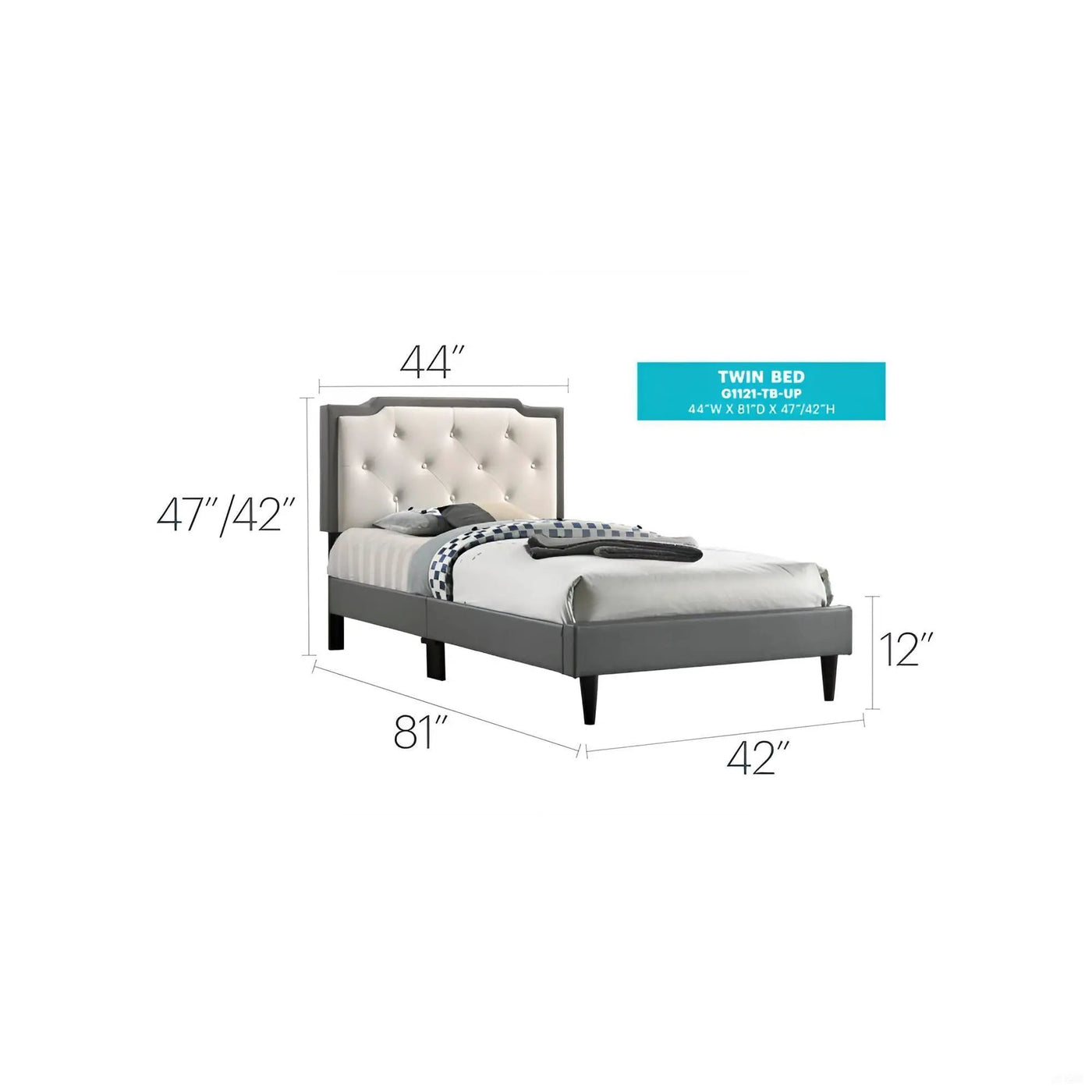 Bed (All in One Box) - Two Tone by HouseOfZazla