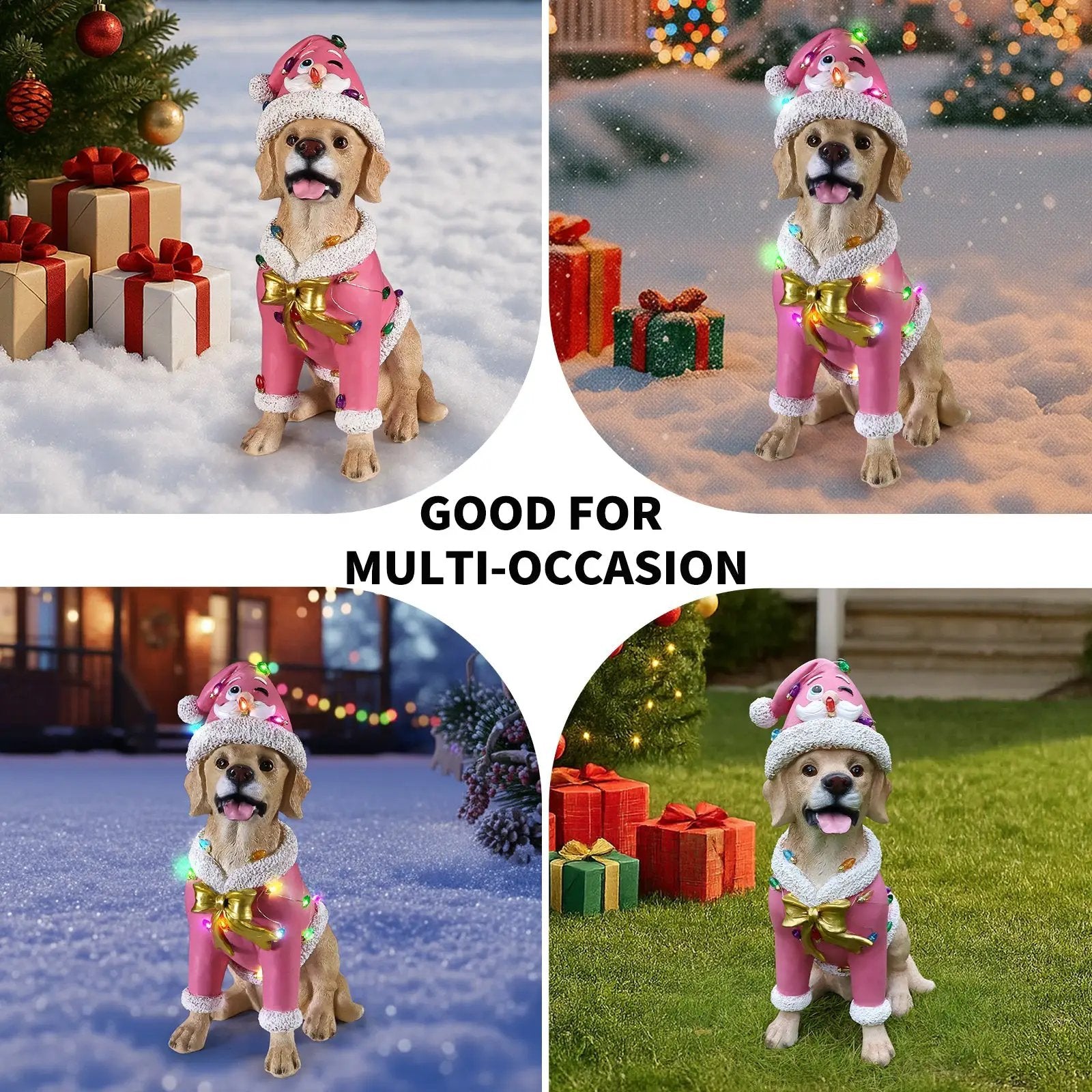 Christmas Labrador Retriever Statue by HouseOfZazla