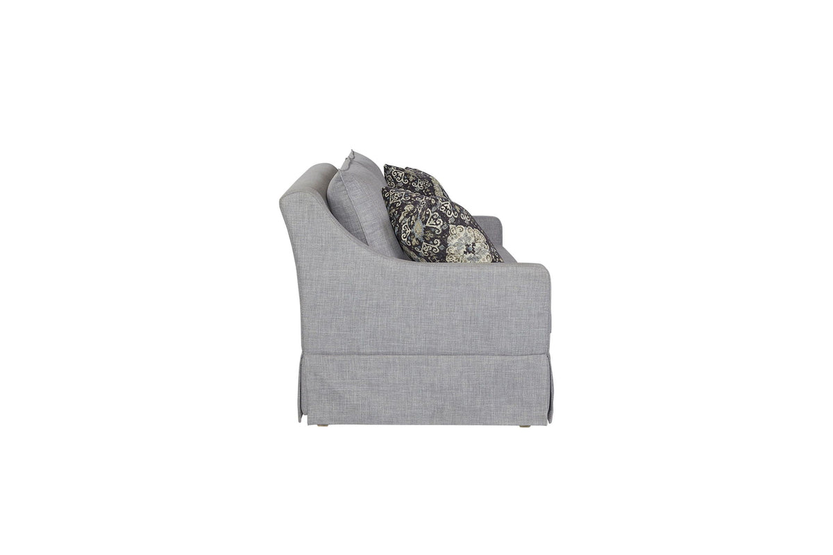 Stationary Sofa With Reversible Cushions and Two Pillows - Gray or White, photo 6 of 12