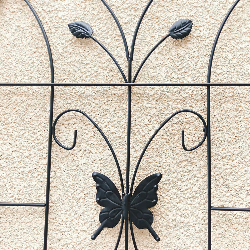 2 Pack Metal Garden Trellis 71" x 19.7" Rustproof Outdoor Support by HouseOfZazla