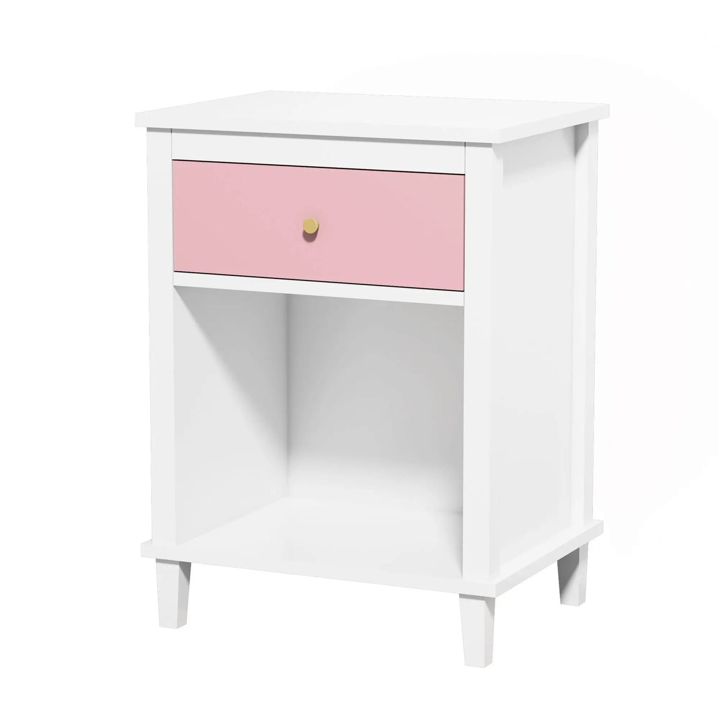Nightstand With 1 Drawer 1 Shelf by HouseOfZazla