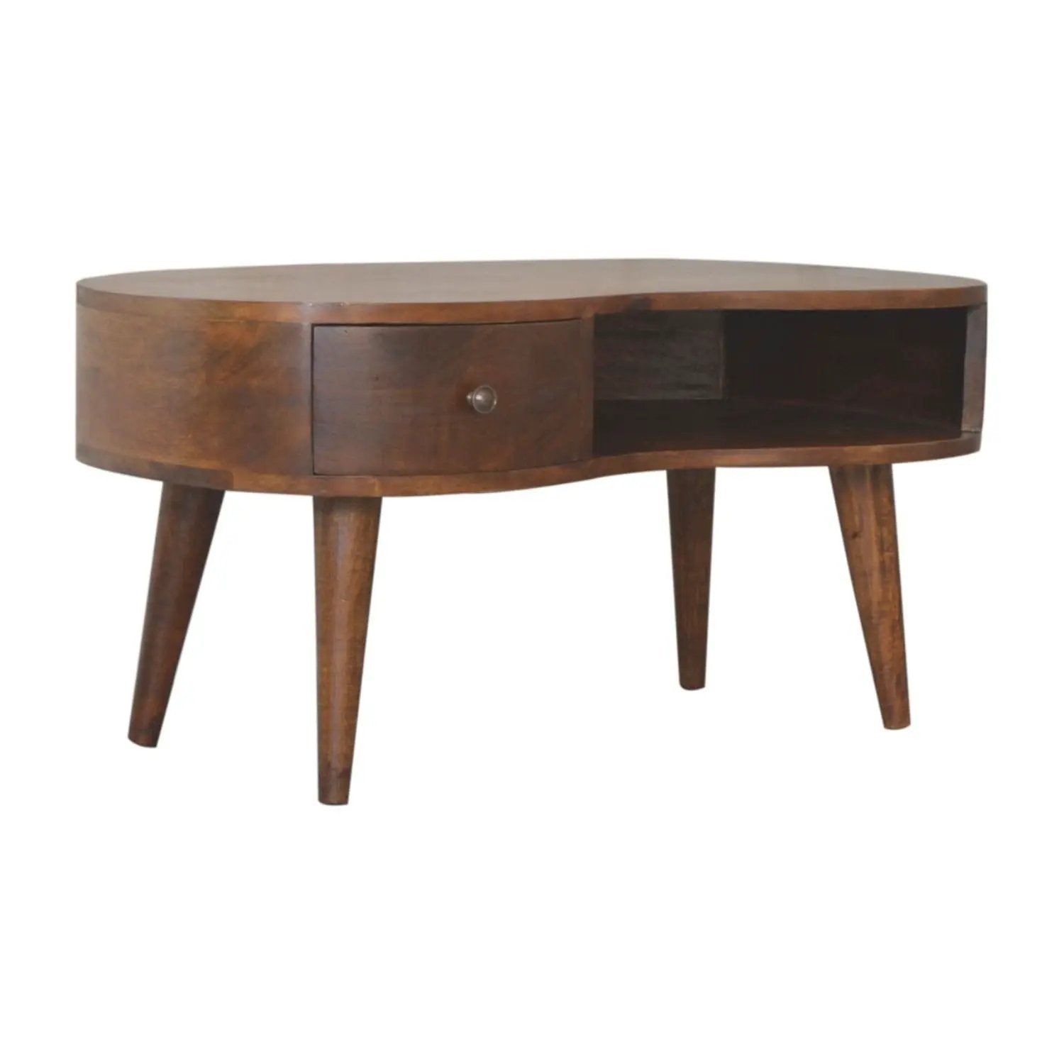 Wave Coffee Table With 1 Drawer by Unique Piece Furniture