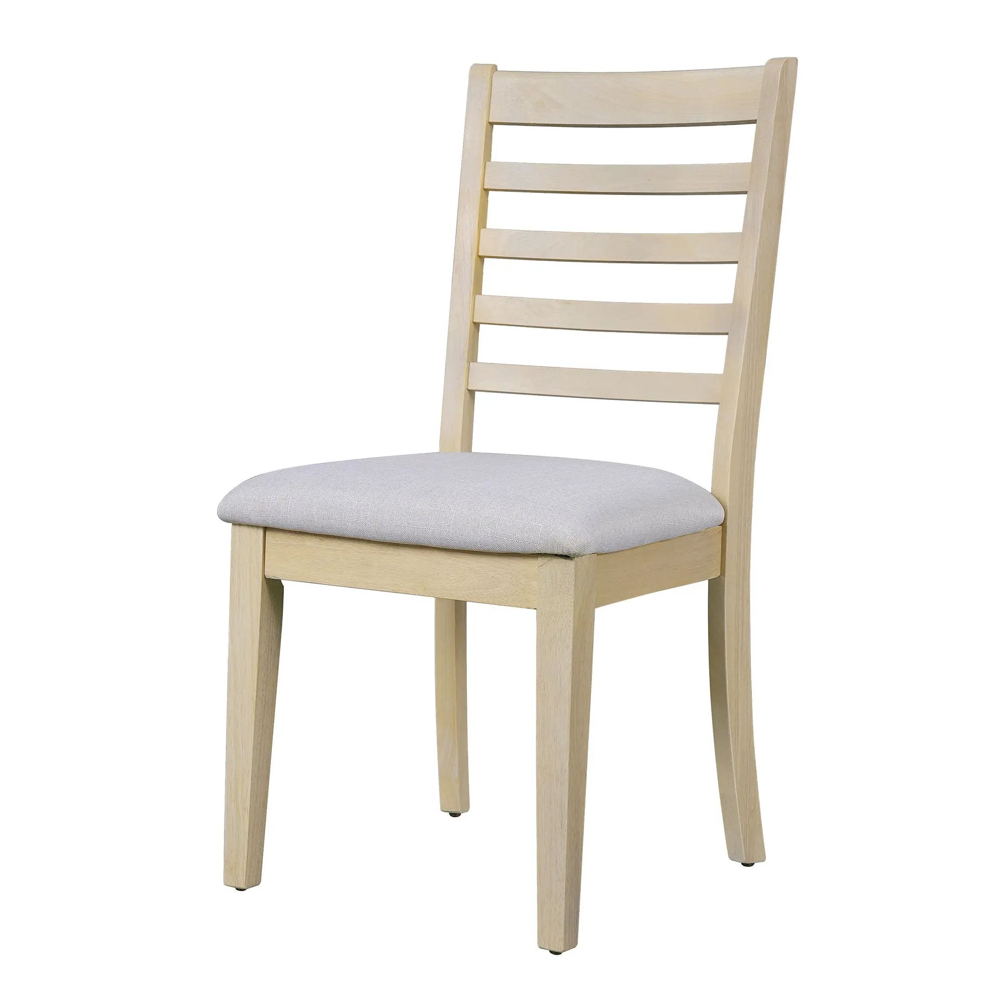 Upholstered Armless Chairs With High Ladder Back by HouseOfZazla