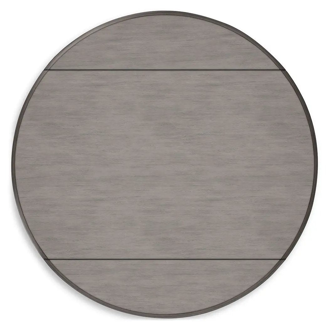 Shullden - 5 Pc. - Drop Leaf Table, 4 Side Chairs - Gray by Unique Piece Furniture