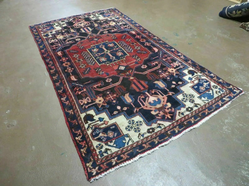 4' X 7' Antique 1920 Handmade Turkish Anatolian Wool Rug Veg Dye Nice by Jewel Rugs