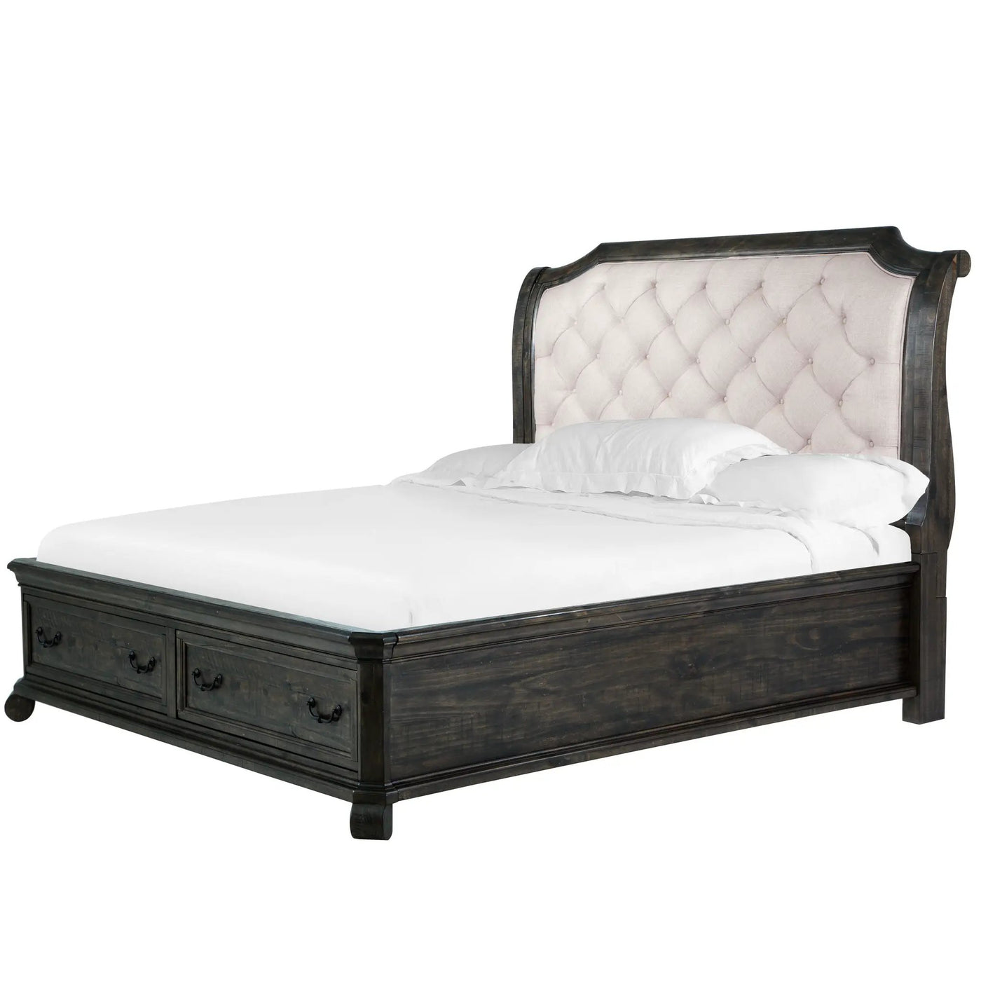 Bellamy - Complete Sleigh Storage Bed by Unique Piece Furniture