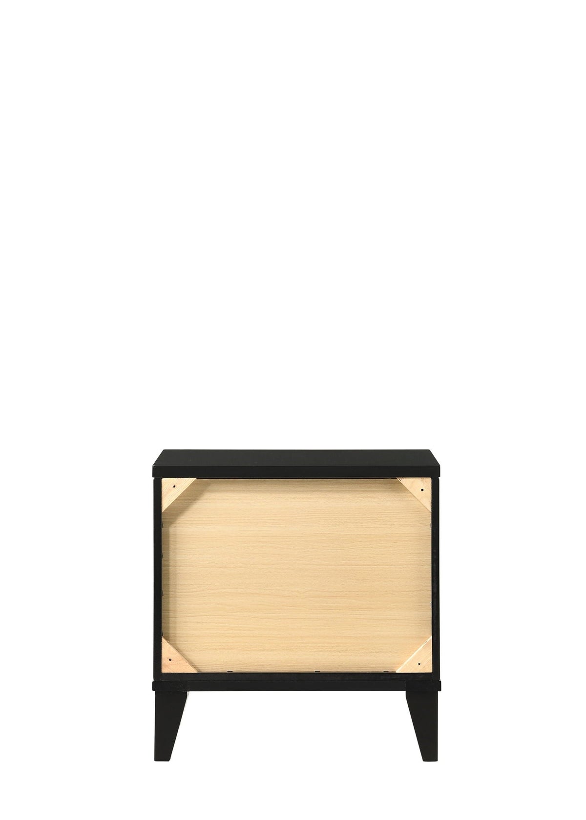 Chelsie Nightstand with Spacious Storage - Black, photo 4 of 6
