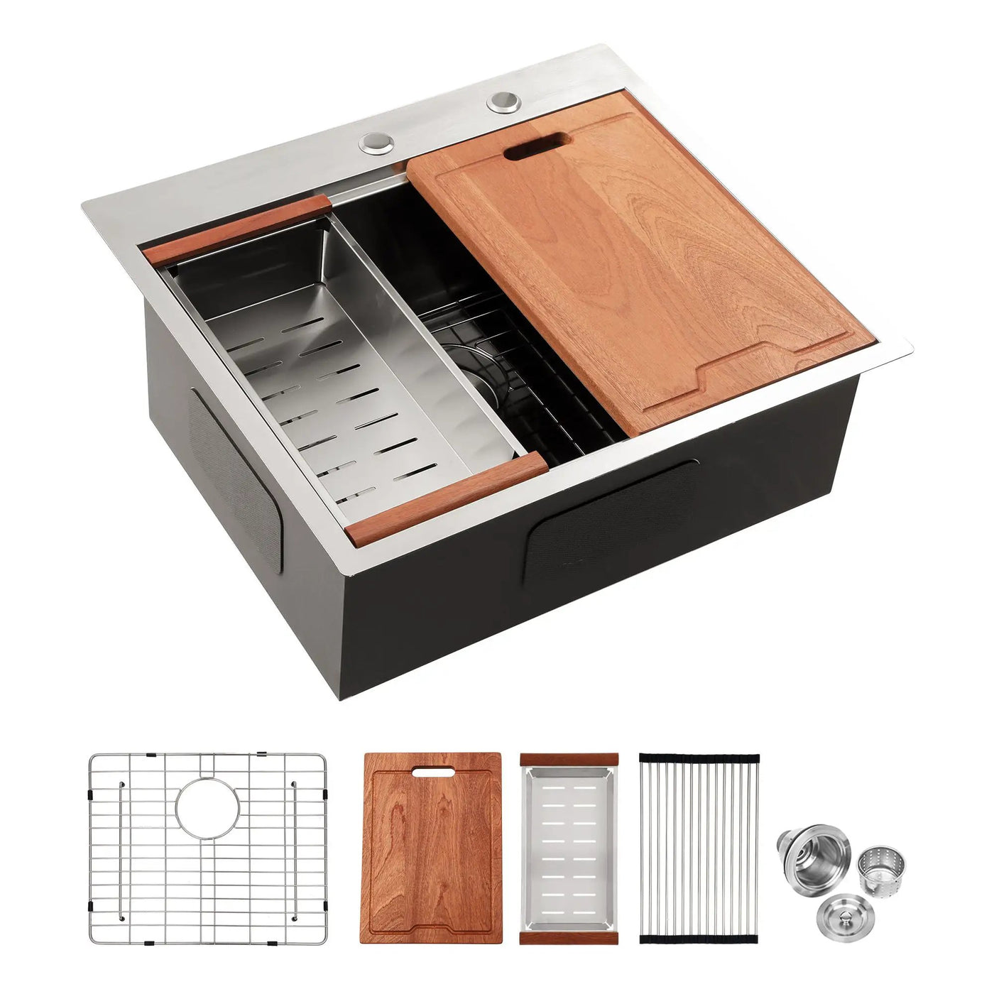 Drop In Kitchen Sink Stainless Steel 16 Gauge by HouseOfZazla