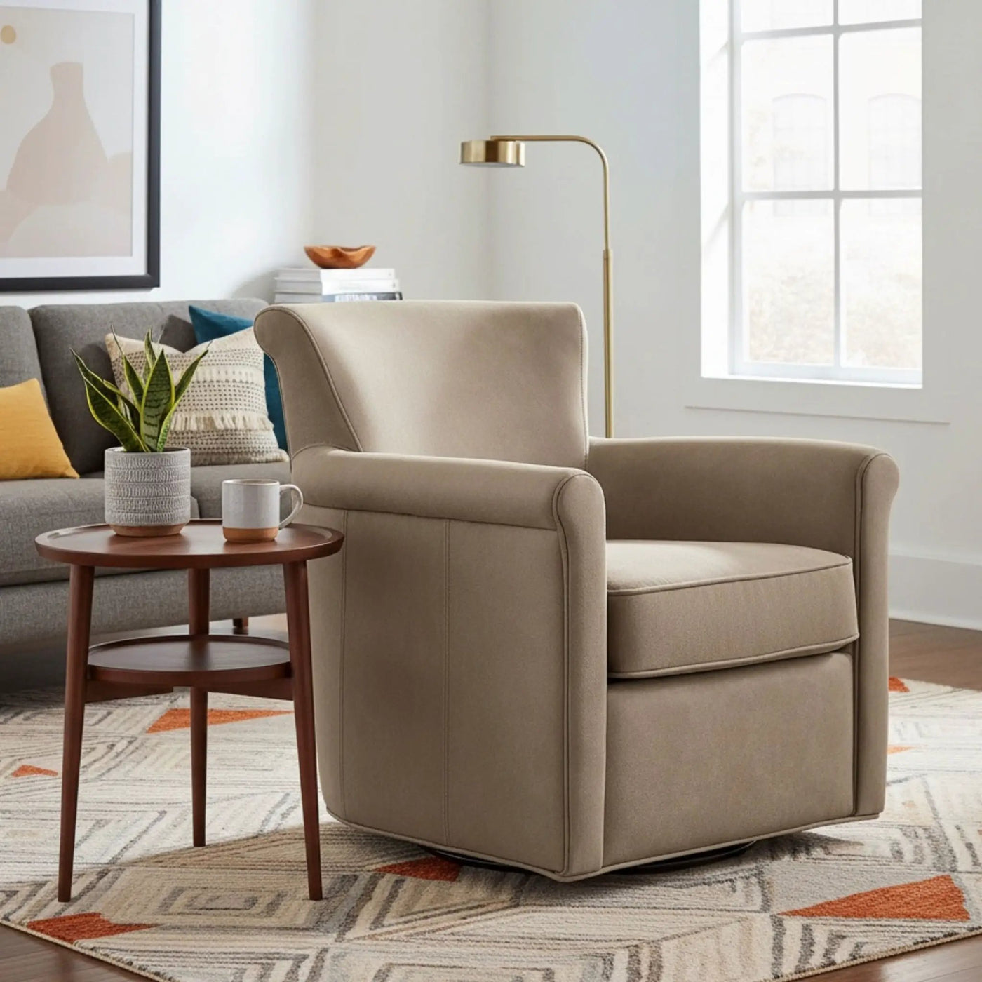 Westly - Swivel Accent Chair by HouseOfZazla