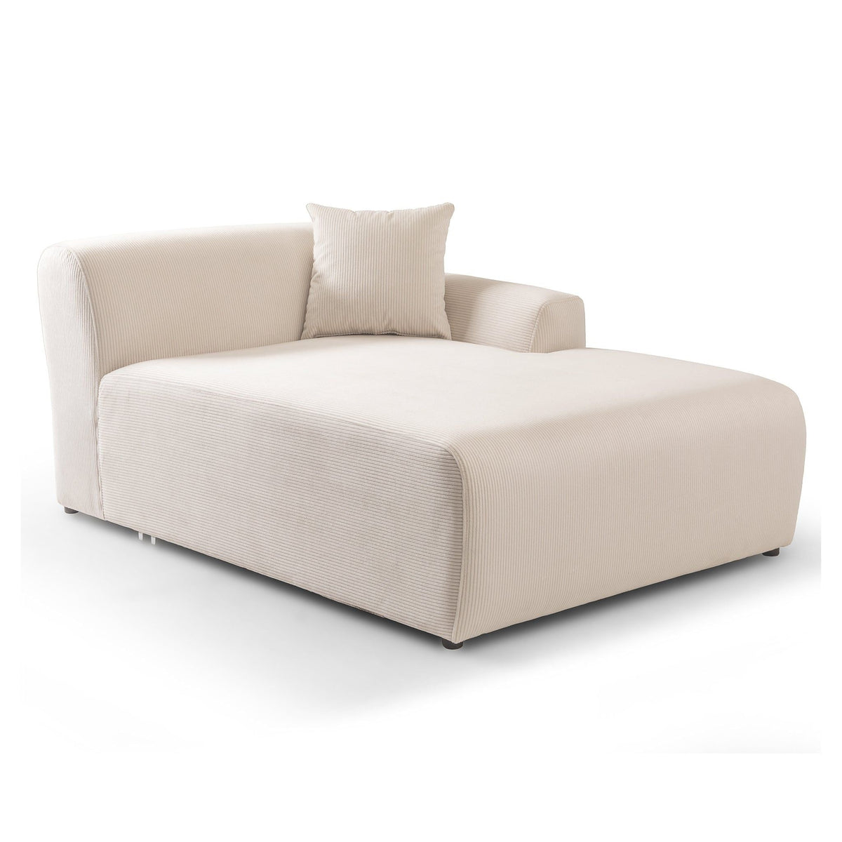 High-Quality Microfiber Sectional Sofa with Deep Seating - Beige or Dark Green, photo 11 of 24