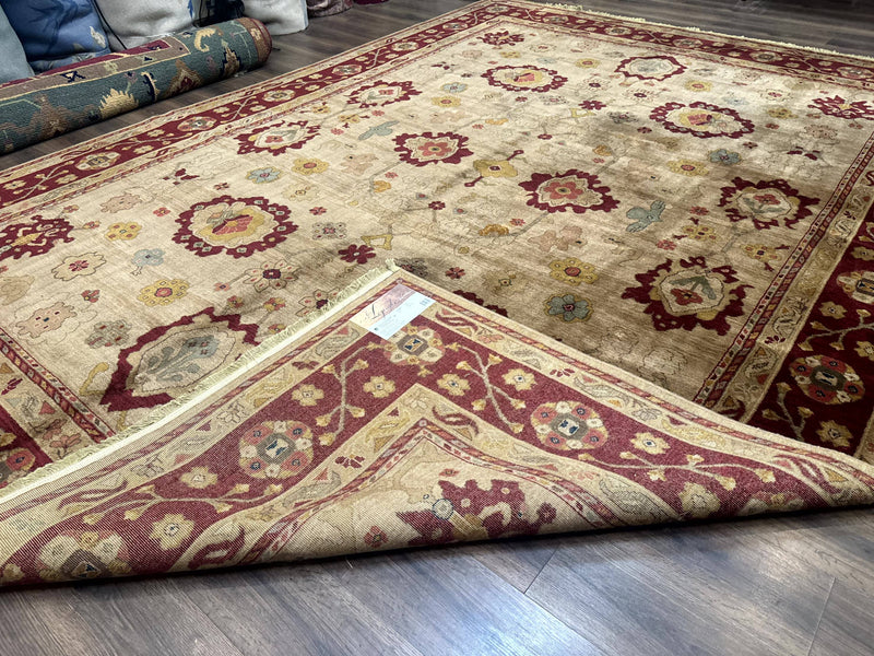 Karastan Rug 10x14, Antique Legends Oushak 2200-203, Vintage, Wool Pile by Jewel Rugs