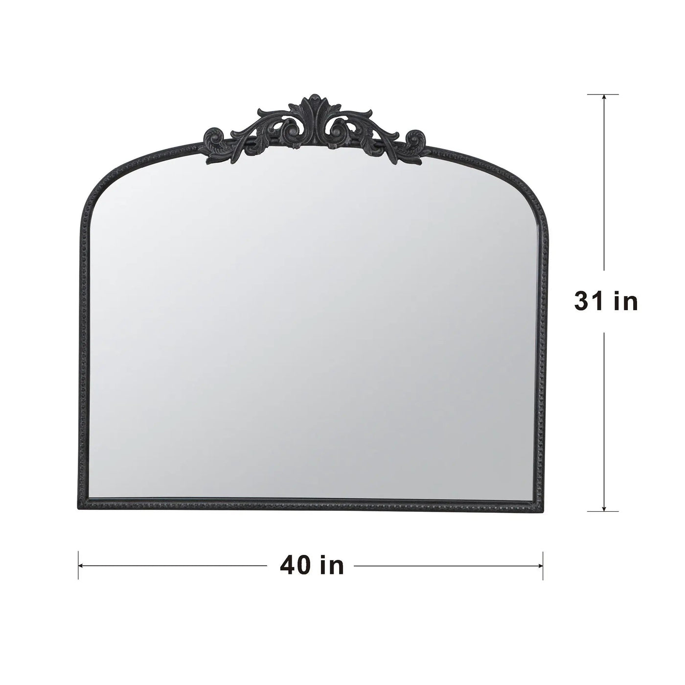 Arch Mirror, Baroque Inspired Wall Decor For Bathroom, Bedroom, Living Room by HouseOfZazla