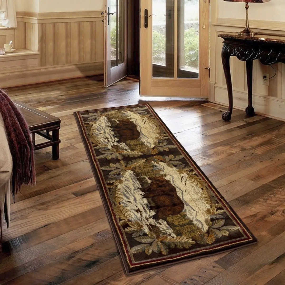 Nature's Nest - GC_CBL3008 Lodge Area Rug by HouseOfZazla