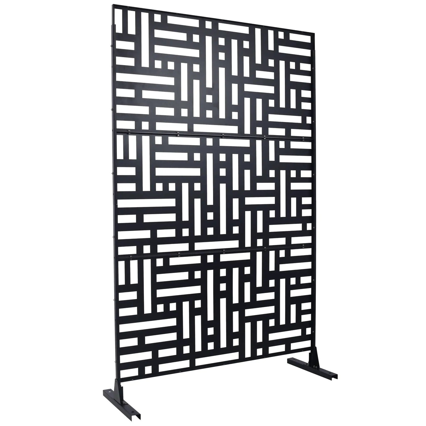 Decorative Freestanding Metal Privacy Screen For Indoor & Outdoor Use by HouseOfZazla
