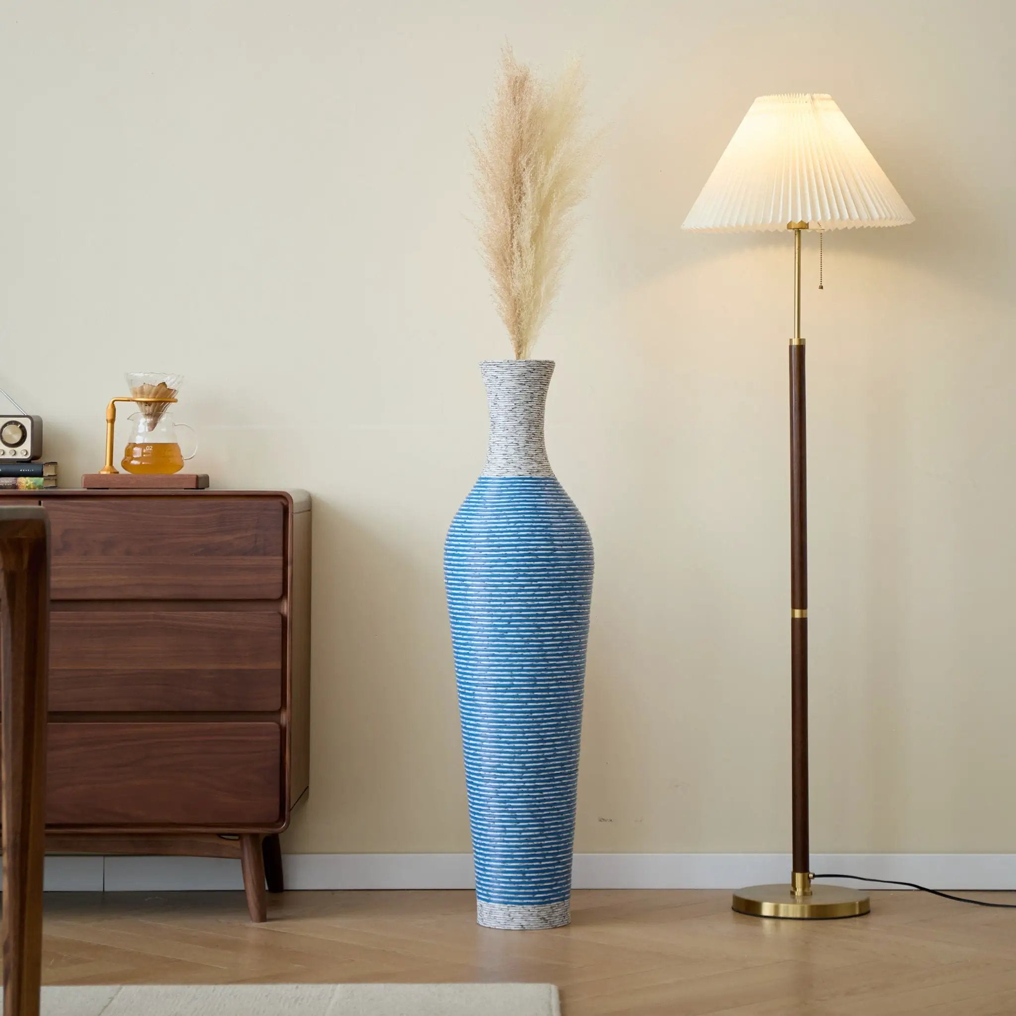 Classic And Neat Floor Vase, High Independent Flower Stand (Set of 3) by HouseOfZazla