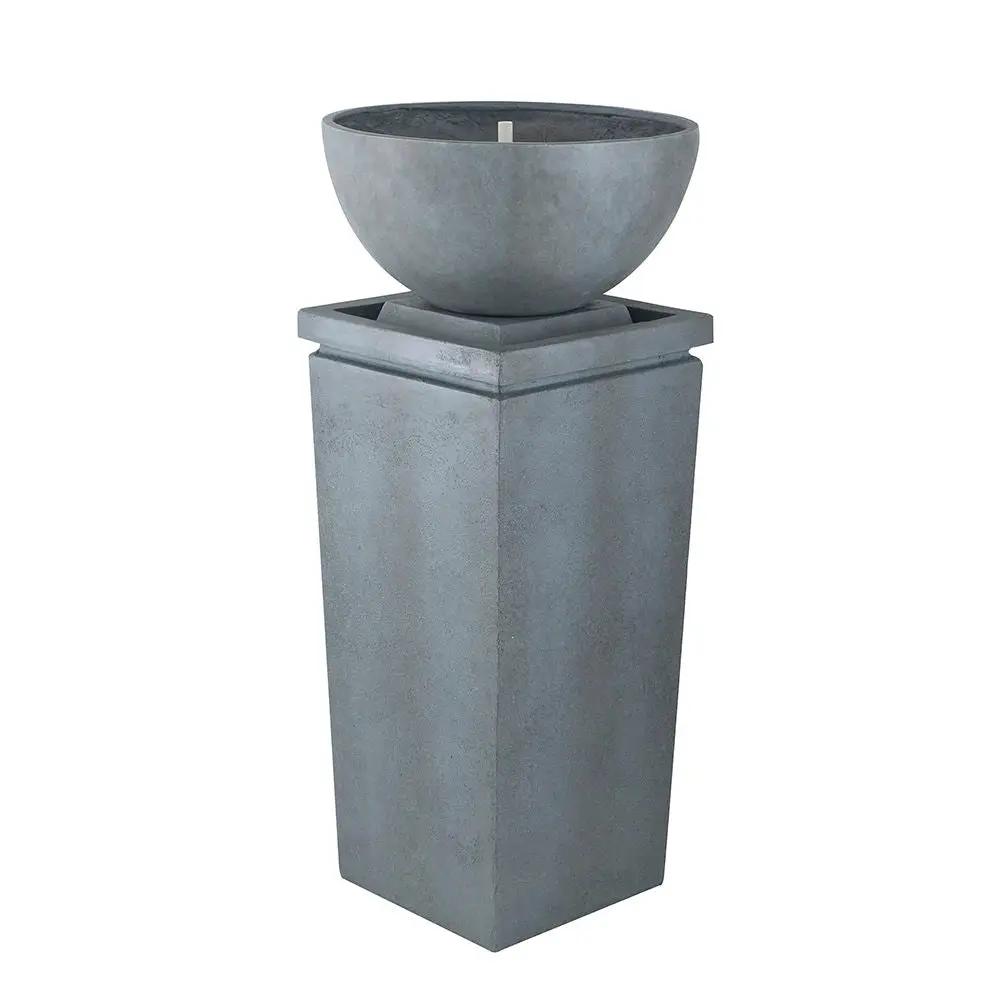 Zen Bowl Water Fountain, Outdoor Bird Feeder / Bath Fountains, Relaxing Water Feature For Garden by HouseOfZazla