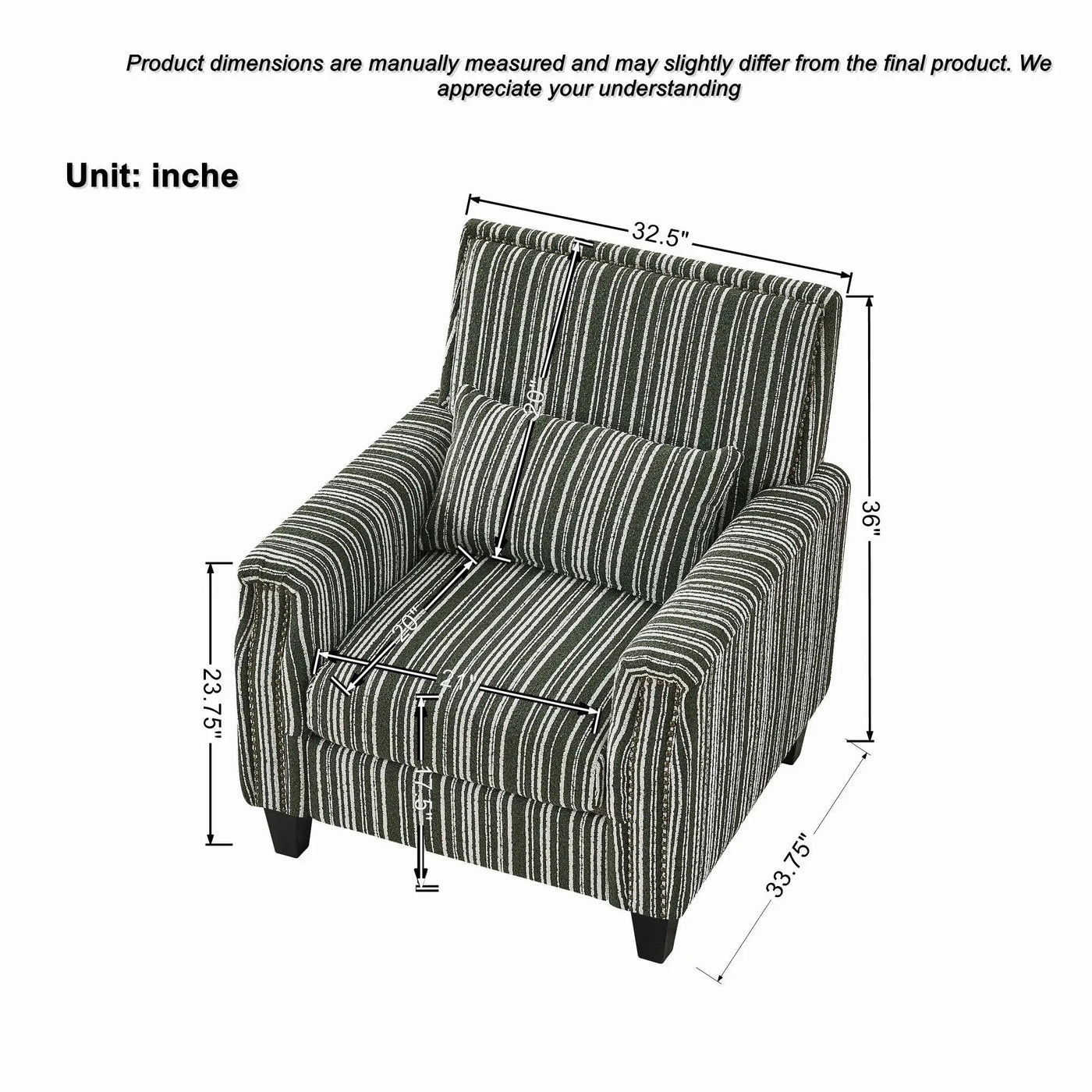 Comfy Armchair For Living Room by HouseOfZazla