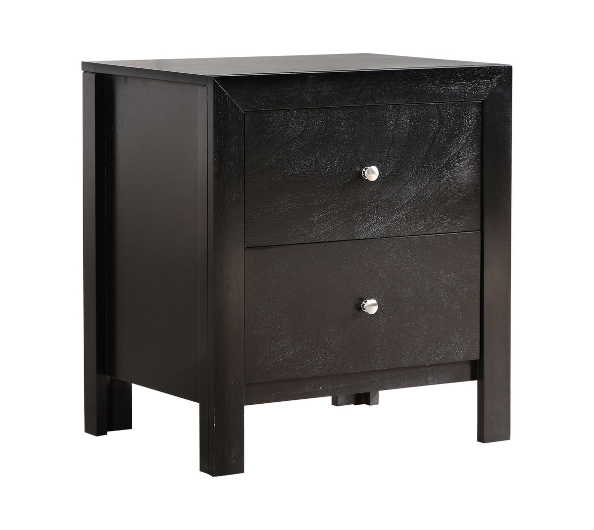 Charming Nightstand With Drawers - Wood Nightstand with Storage - Dark Gray, Dark Red, Black, White, photo 16 of 24