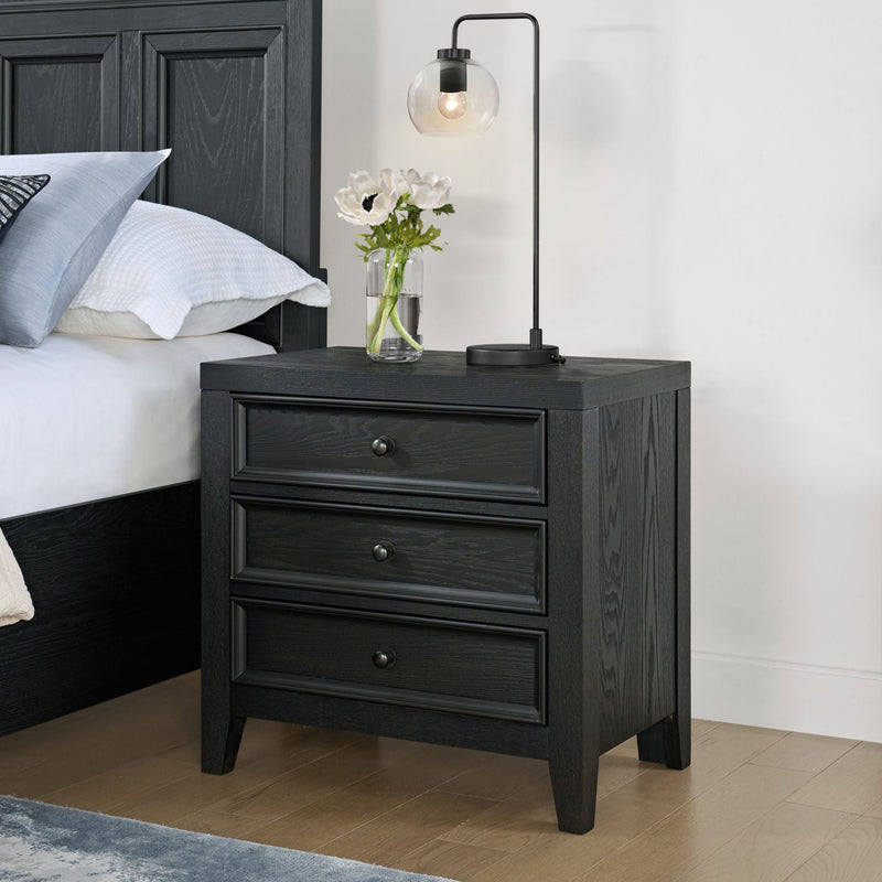 3 Drawer Nightstand With USB Charging Port by HouseOfZazla