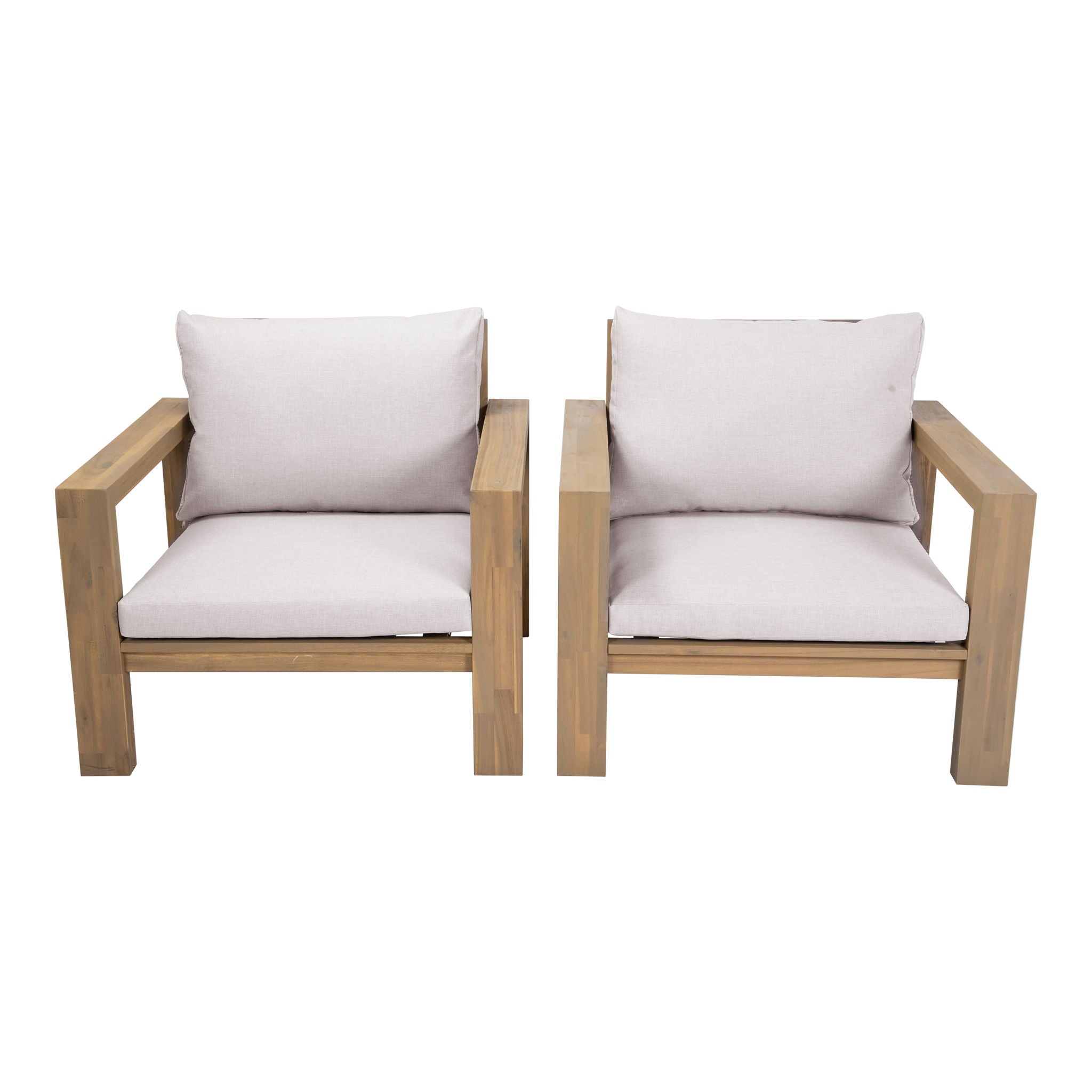 Stylish Outdoor Chair Set With Cushions For Garden (Set of 2) by HouseOfZazla