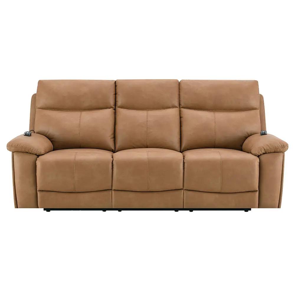 Chavis - Power Motion Sofa With USB & Power Headrest - Brown by Unique Piece Furniture