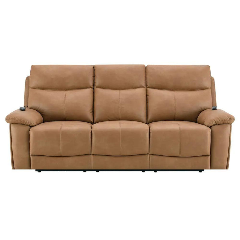 Chavis - Power Motion Sofa With USB & Power Headrest - Brown by Unique Piece Furniture