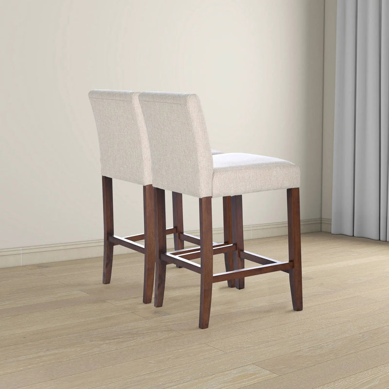 Dorian - Counter Chair (Set of 2) - Beige by HouseOfZazla