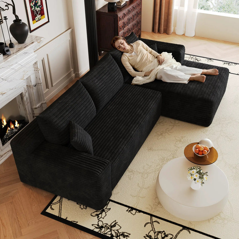 Modern Minimalist Cloud Sectional Sofa by HouseOfZazla