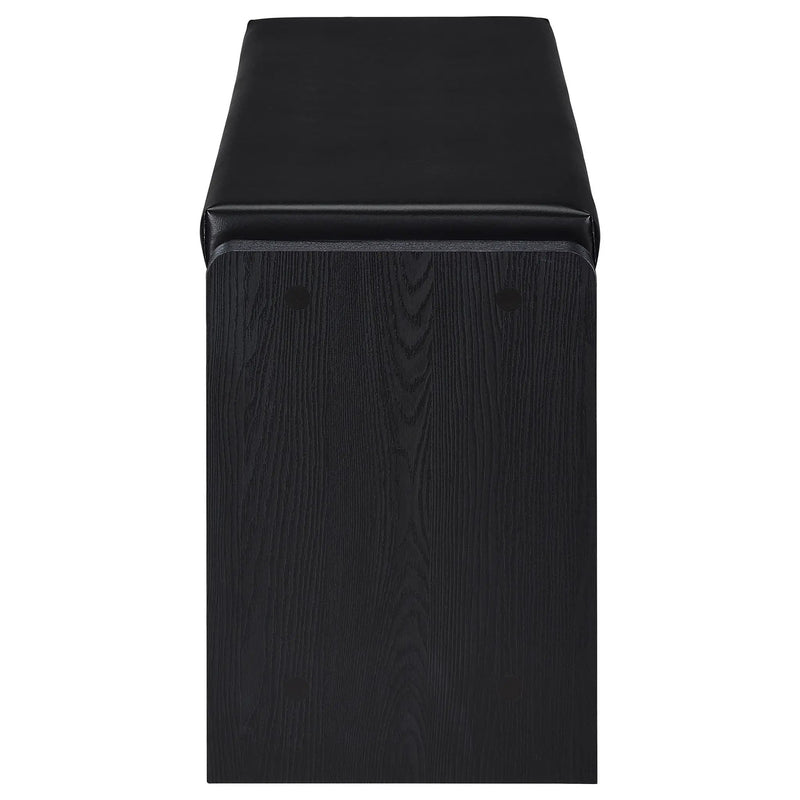 Arrington Storage Bench Black by Unique Piece Furniture