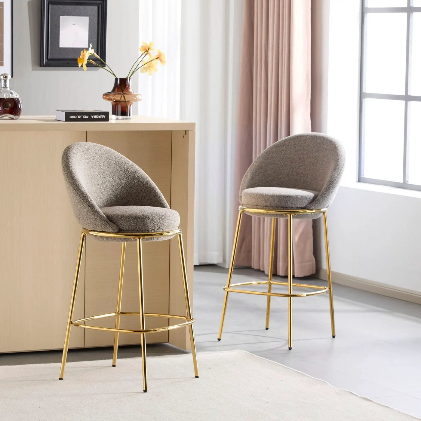 Celano Upholstered Barstool (Set of 2) by HouseOfZazla