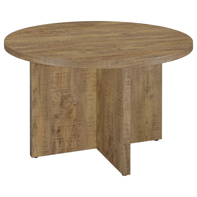 Jamestown Round 47-inch Composite Wood Dining Table Mango by Unique Piece Furniture