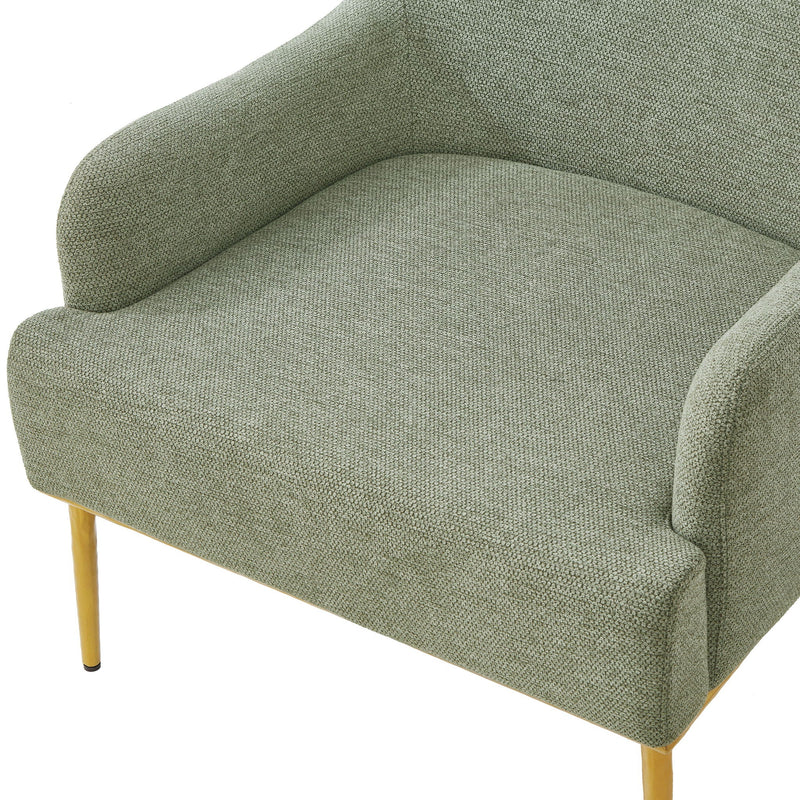 Modern Elegance Accent Chair With Curved Backrest by HouseOfZazla