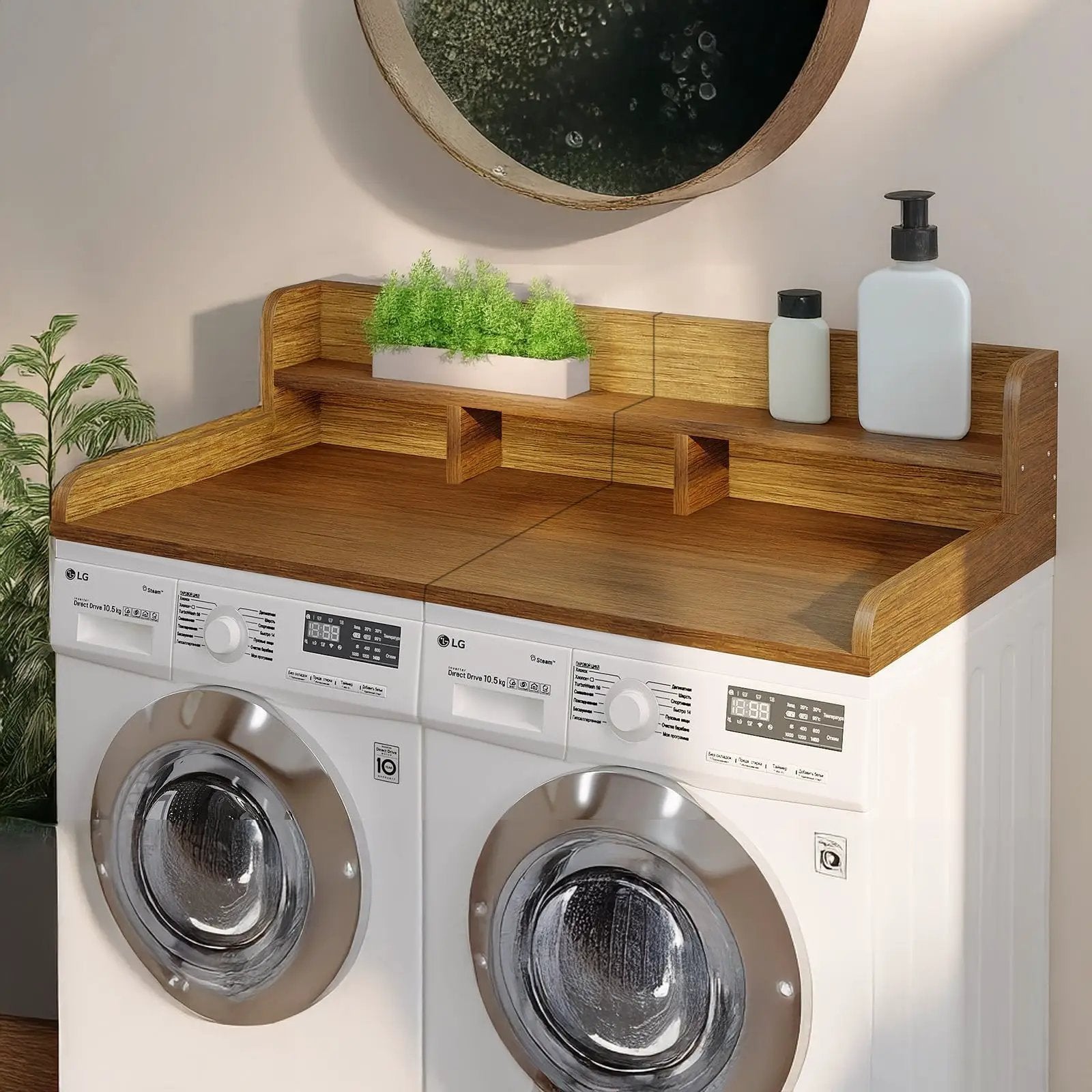 Washer Dryer Countertop with Non-Slip Pads by HouseOfZazla