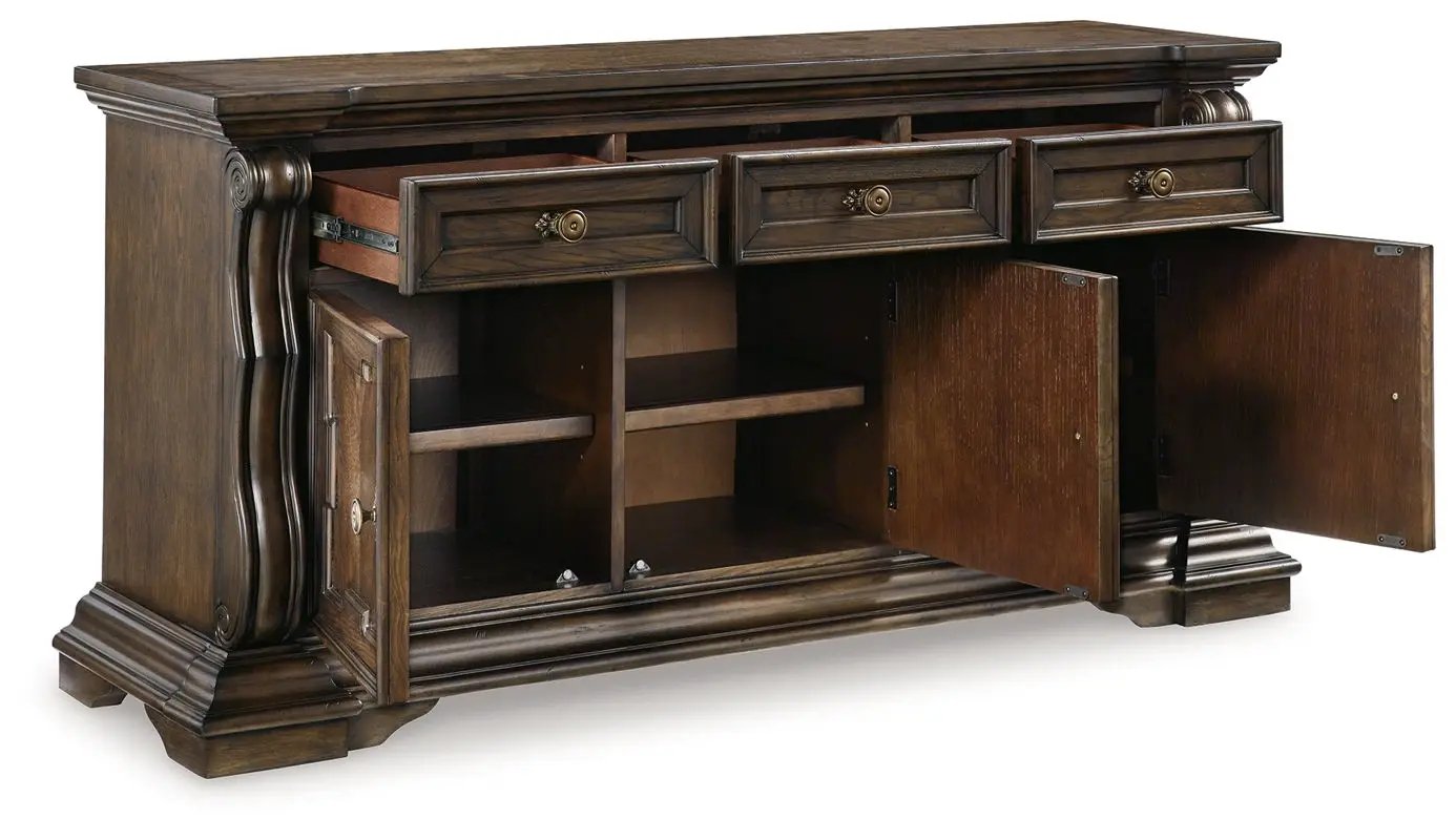 Maylee - Dining Room Buffet - Dark Brown by Unique Piece Furniture